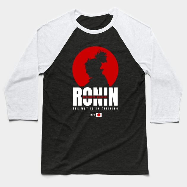 Miyamoto Musashi - Ronin Baseball T-Shirt by Rules of the mind